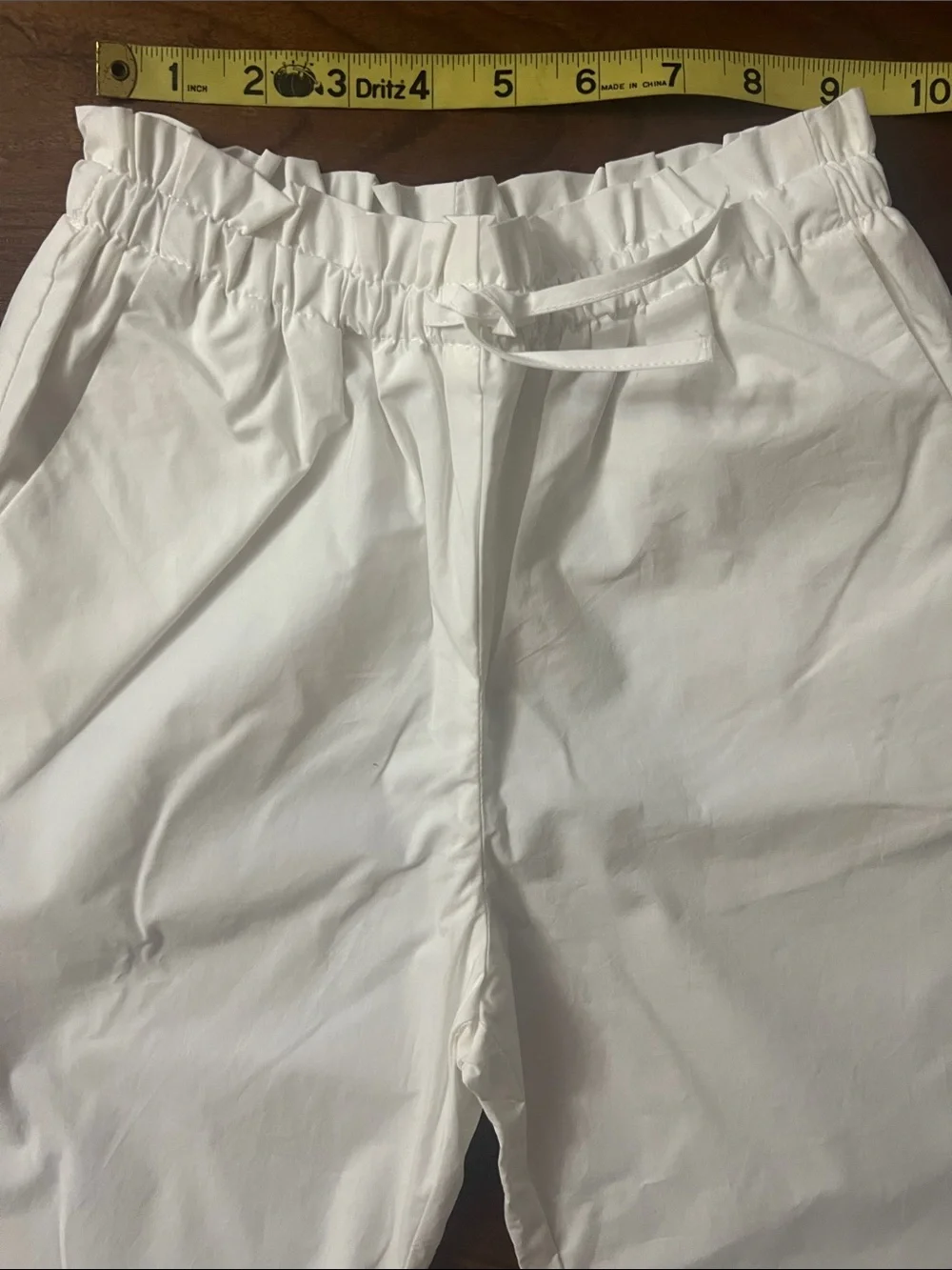 Zara girls White Two-Piece Ruffle Tank & Wide-Leg Pants Set